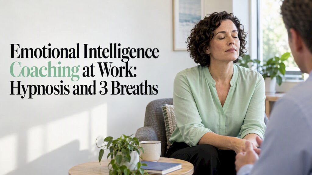 Employee pauses to breathe before replying at work