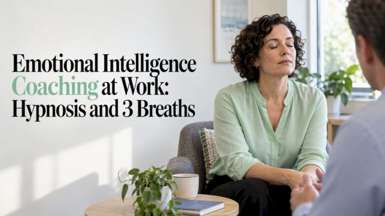 Employee pauses to breathe before replying at work