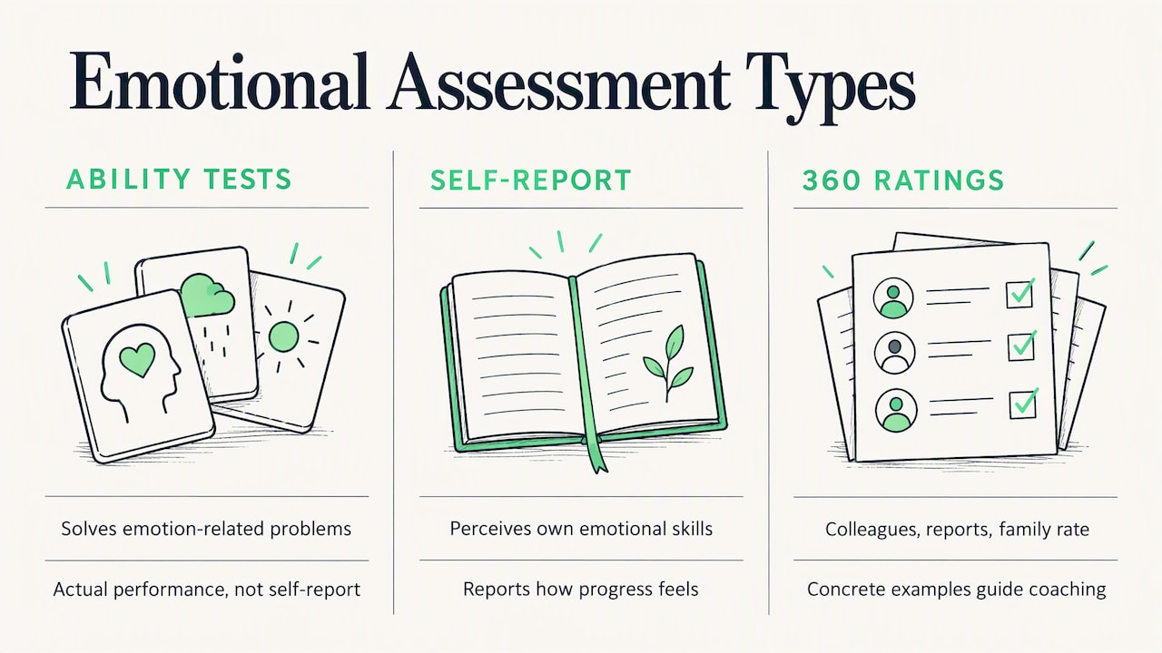 Three ways emotional intelligence skills are assessed