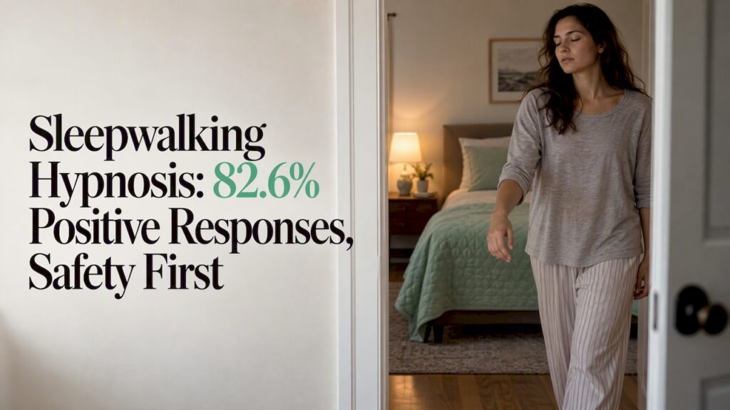 Sleepwalker standing near a bedroom doorway